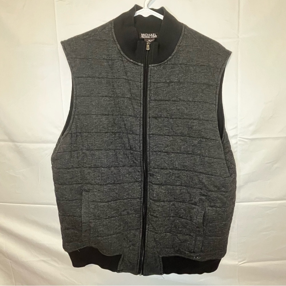 Men's, MICHAEL Michael Kors, Full Zip, Quilted Vest, 100% Cotton, Size XL